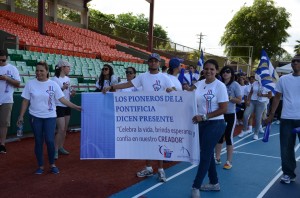 Los Pioneros dijeron presente en Relevo por la Vida 2013. (Foto:  José Ángel Torres)