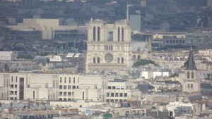 Los chicos tuvieron la oportunidad de entrar a la Catedral Notre Dame en París.