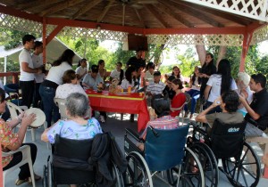 Los participaron jugaron, cantaron y disfrutaron junto a los Pioneros.