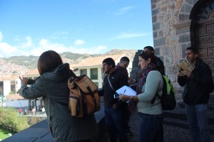 El grupo recorrió lugares importantes de Perú.