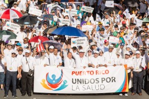 Un mar de puertorriqueños reclamaron igual trato en temas de salud.