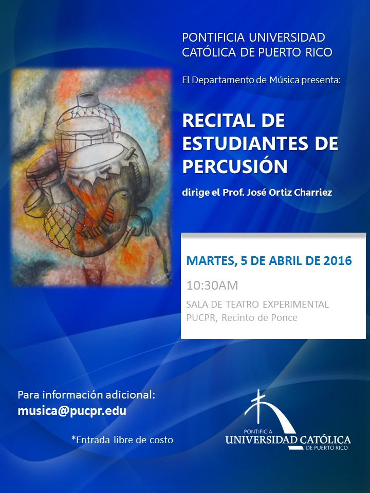 Promo Recital de Percusion 2016